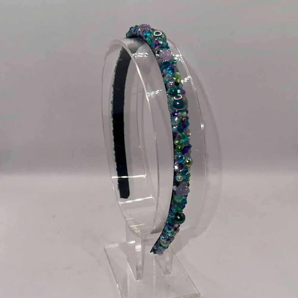 Princess Ariel Little Mermaid Inspired Rhinestone Tiara Wand and Headband